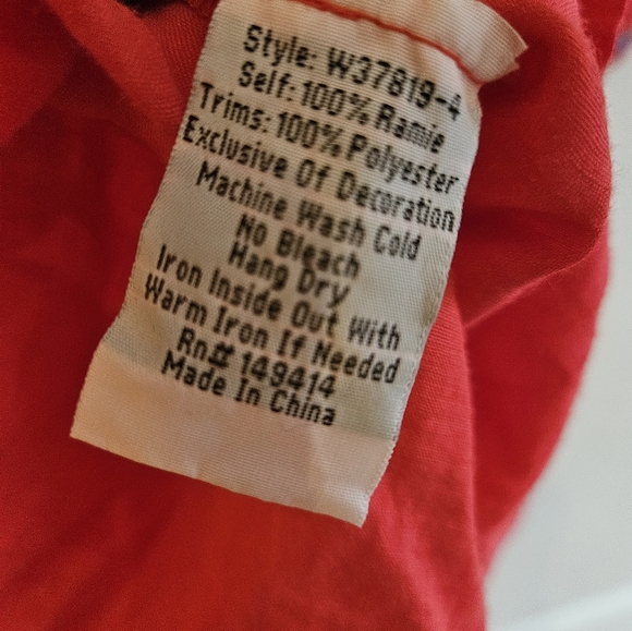 Johnny Was Studio tunic size small - Picture 3 of 3